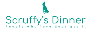 Scruffy's Dinner Logo , Teal color 