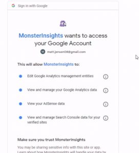 Google Analytics With Monster-insights 