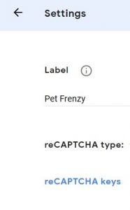 Google reCaptcha types