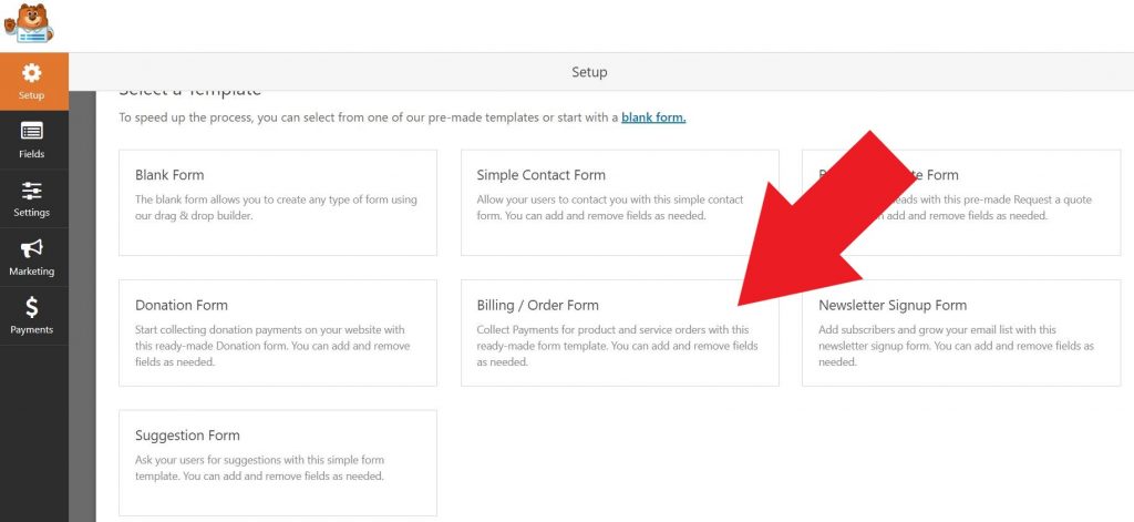 How to Create a WordPress Order Form in WPForms