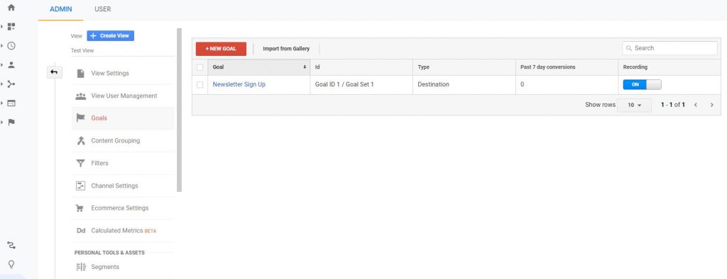 Form Conversion Tracking in Google Analytics