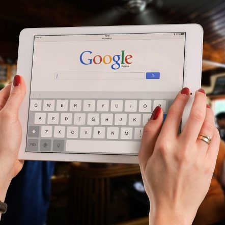 Holding a tablet increase google rank
