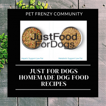 just for dogs homemade dog food cover
