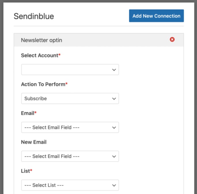 Sendinblue email and lists you can create 