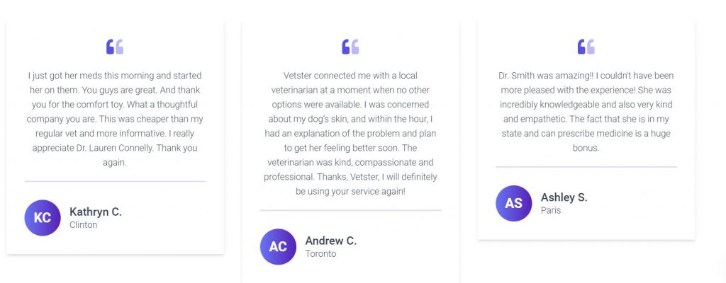 What customers are saying about Vetster